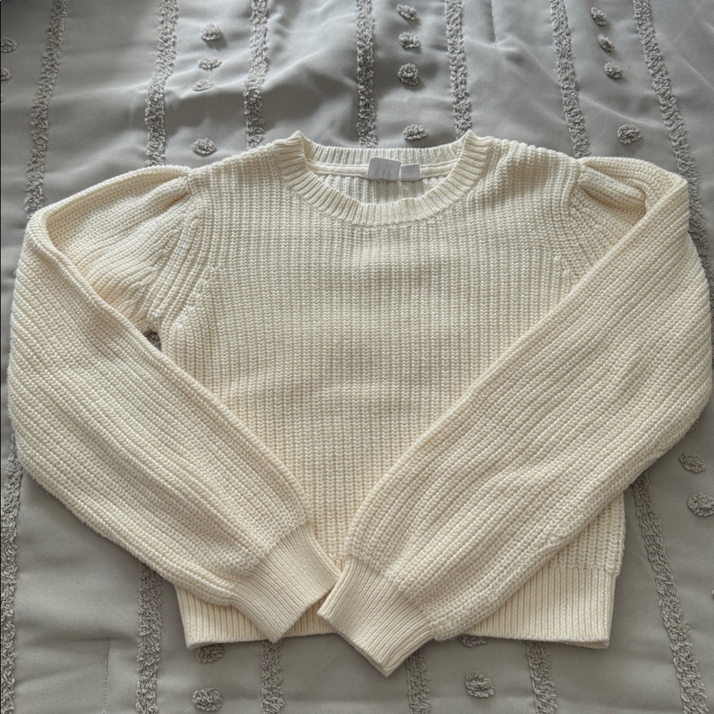 GAP Kids Ivory Knit Sweater